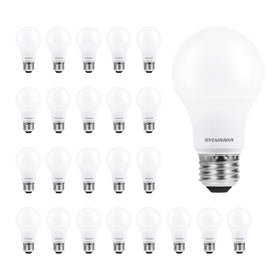 LEDVANCE Sylvania ECO LED A19 bulb frosted finish delivering 750 lm at 2700K warmth