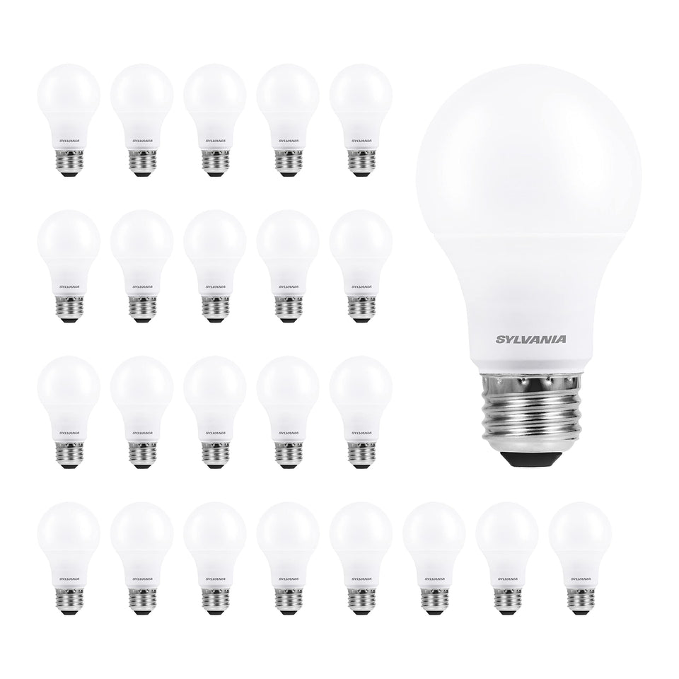 Sylvania Eco LED A19 daylight 750 lumens in a 24-pack for bright living spaces