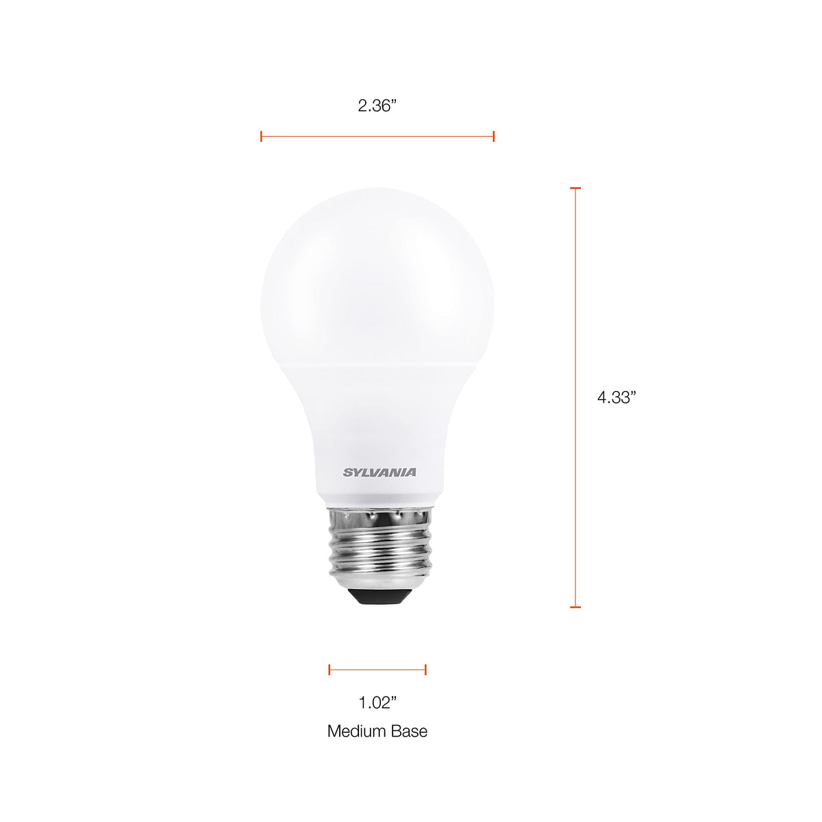 Sylvania Eco LED A19 daylight creates crisp room ambiance for work and home