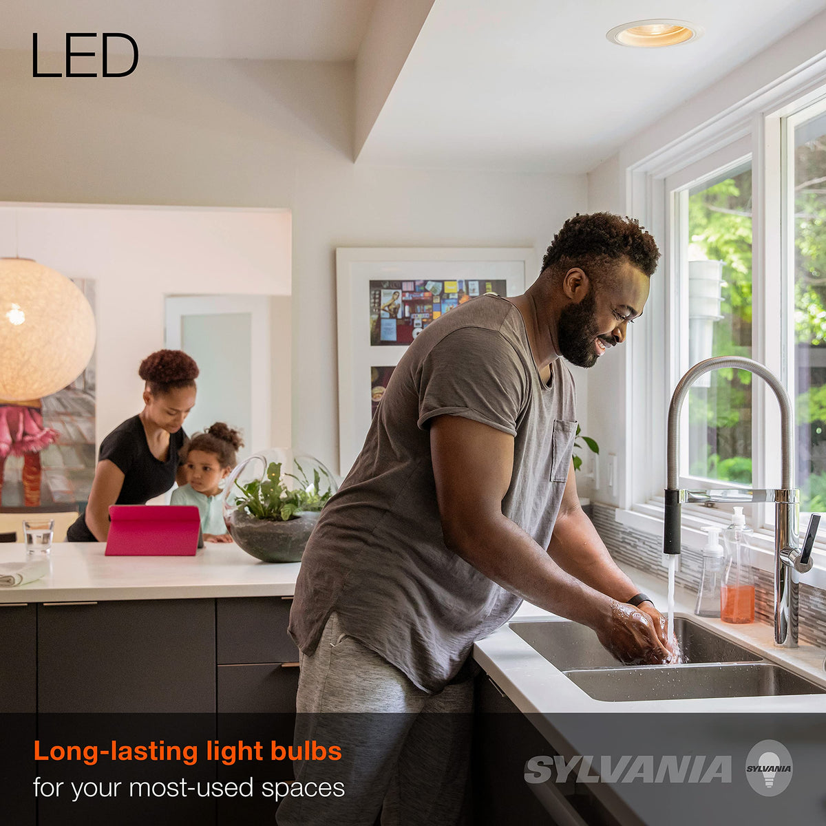 Sylvania BR30 dimmable LED enabling customizable ambience