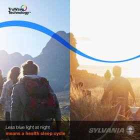 TruWave A19 bulb delivering 1600 lumens for bright, even lighting