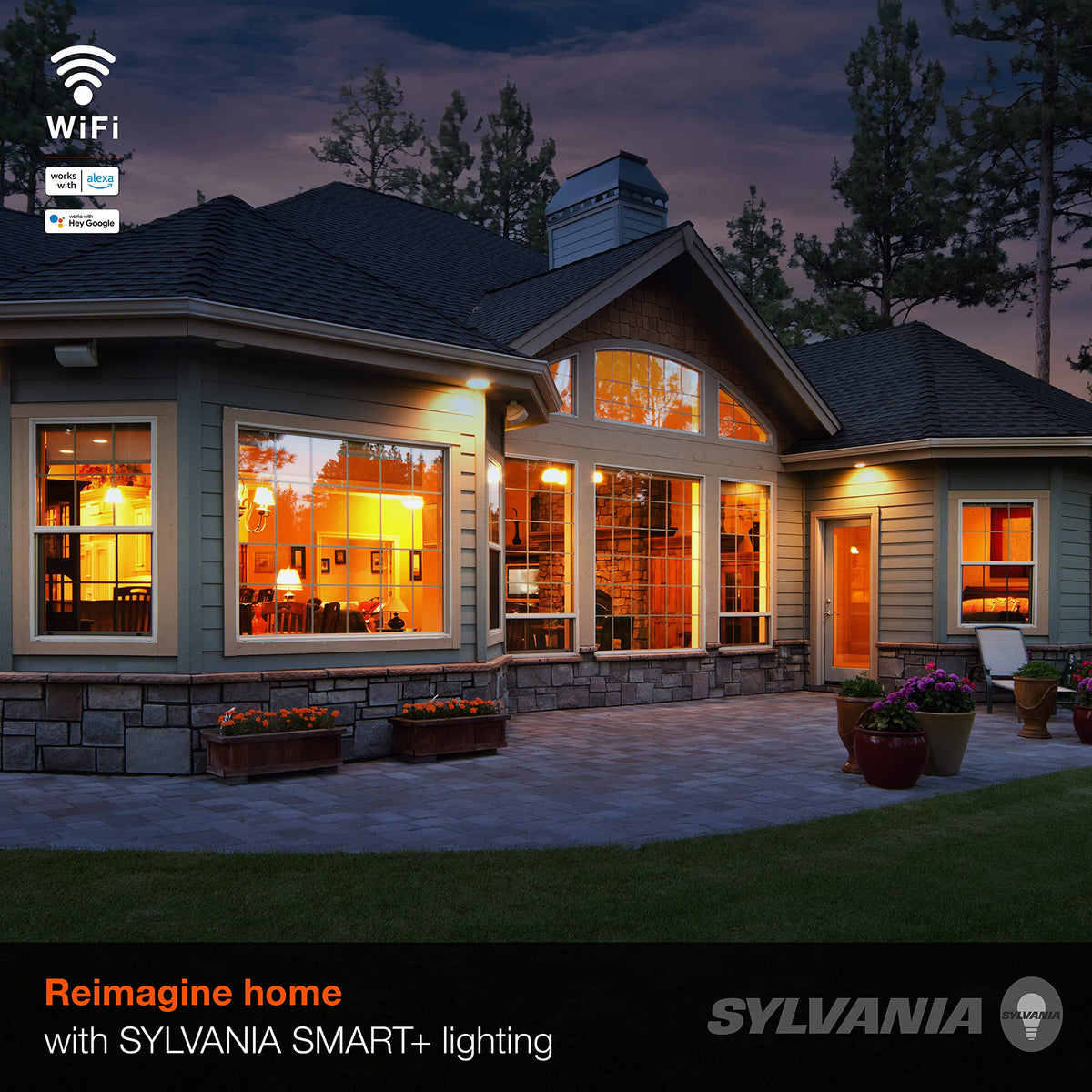 SYLVANIA WiFi LED lightbulb supports away mode for remote control
