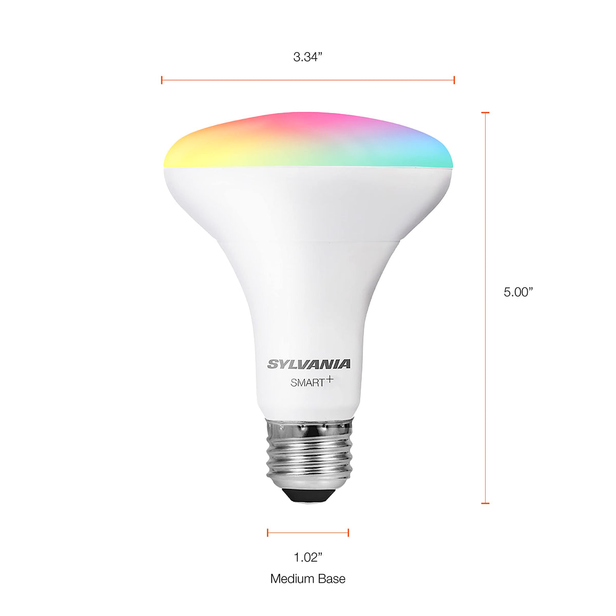 Sylvania BR30 bulb suited for vacation lighting and away routines.