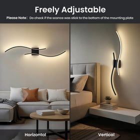 SyncGlow cordless installation with included hardware for fast mounting.