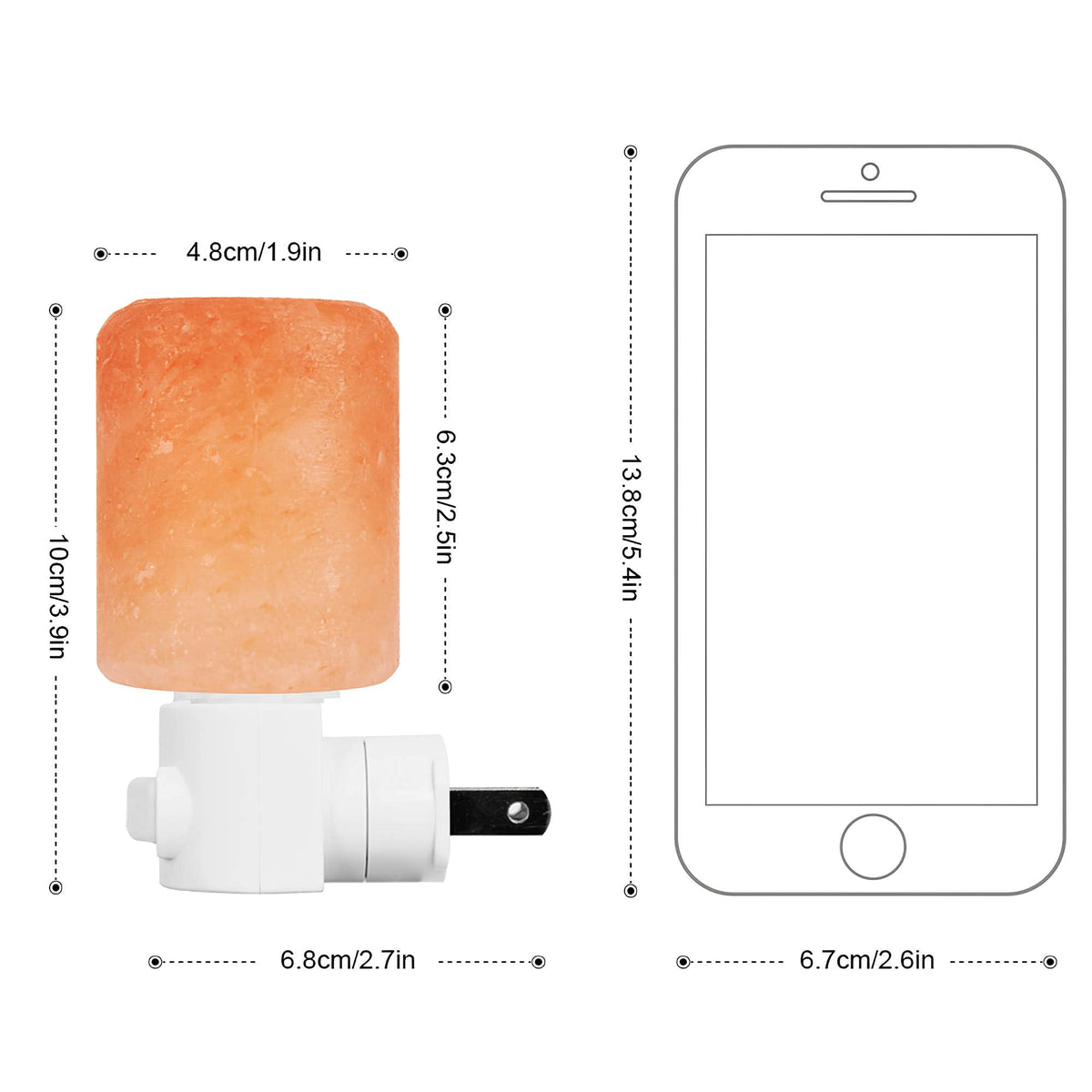 Syntus Himalayan Salt Lamp showcases pure crystal salts for elegant home styling.