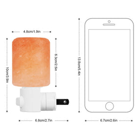 Syntus salt lamp hand-carved design adds artisanal charm