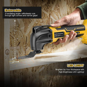 Synxiter compatibility with Dewalt 20V battery for cordless freedom.