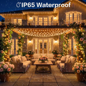 SyouHome porch lights provide external decor powered by sun.