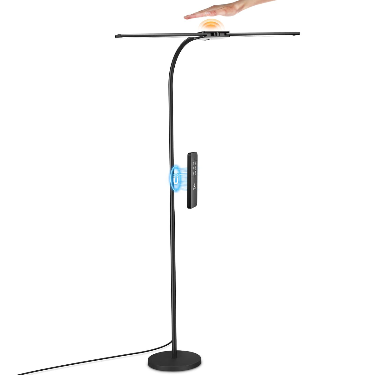 Syrinx dimmable color temperature from warm to cool tones for any task.