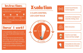 SYSAI 3 Claps Light energy-efficient LED performance.