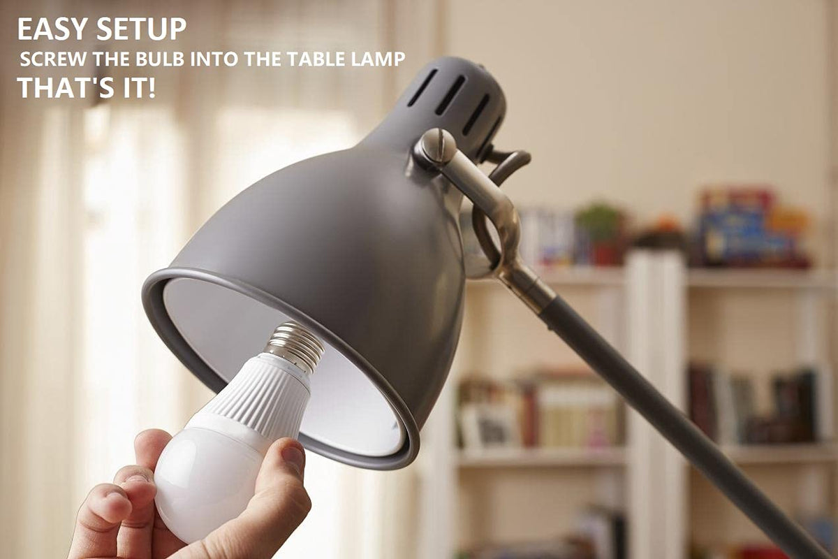 SYSAI smart-home bulb reduces device clutter with simple hands-free control.