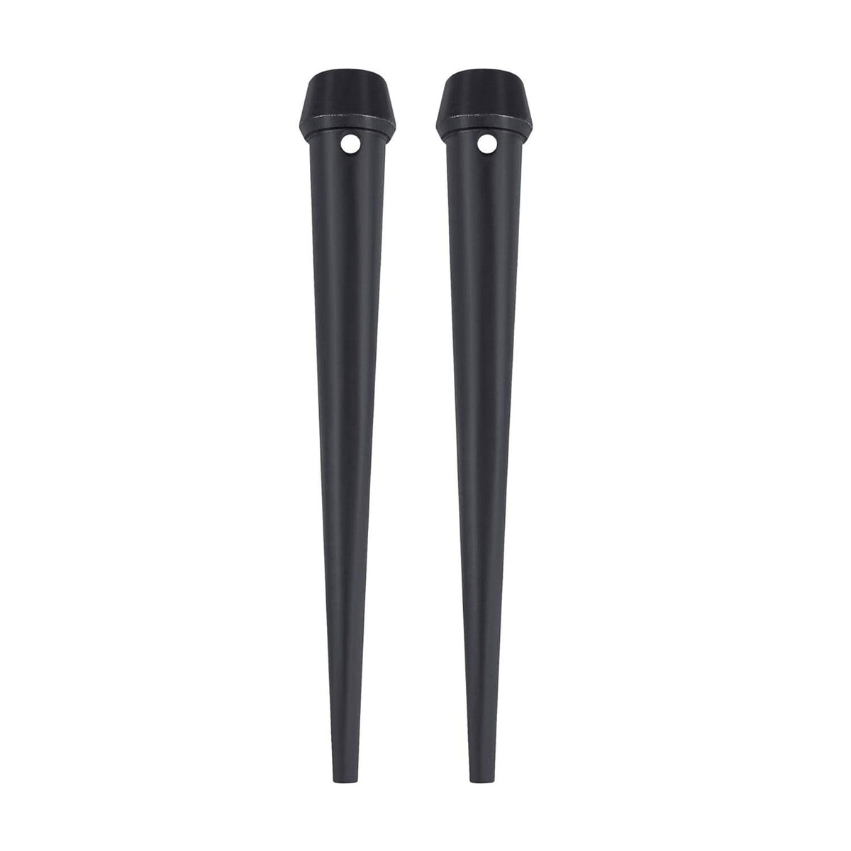 Sysarua broad-head bull pin with angled head and hang-up hole for quick access