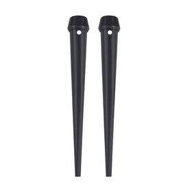 Sysarua broad-head bull pin with angled head and hang-up hole for quick access