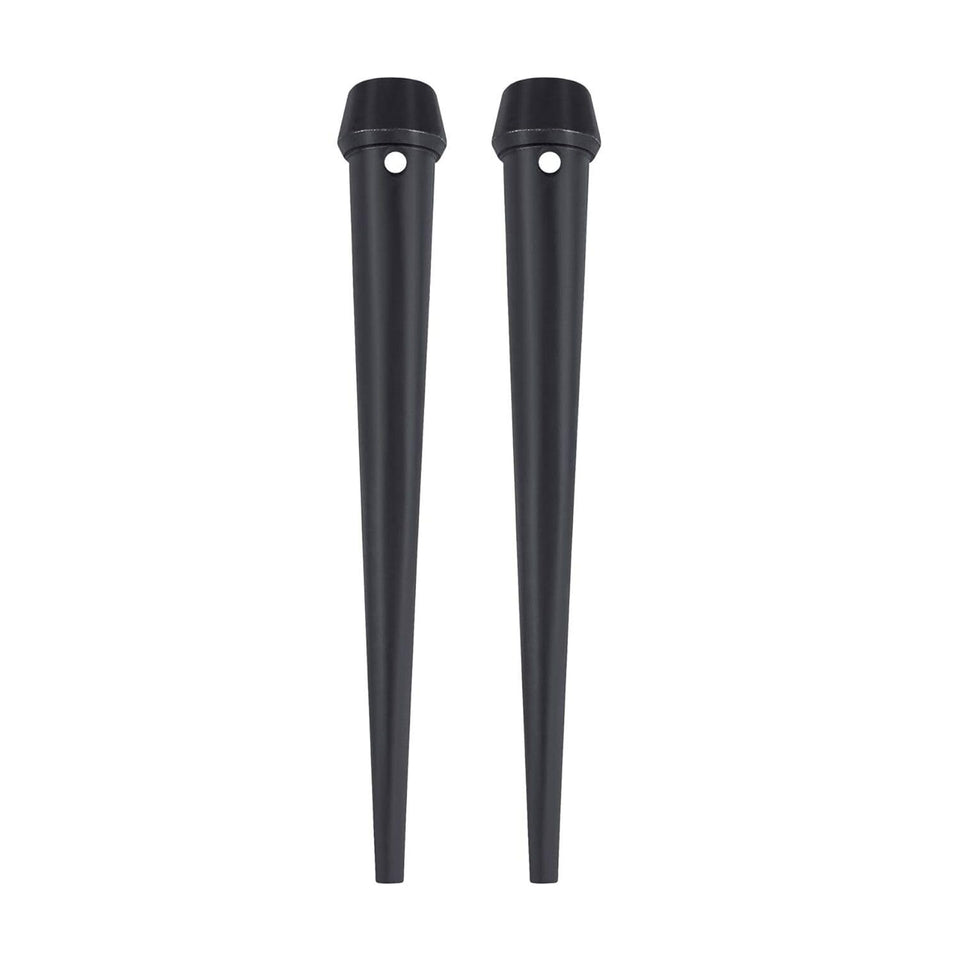 Sysarua broad-head bull pin with angled head and hang-up hole for quick access