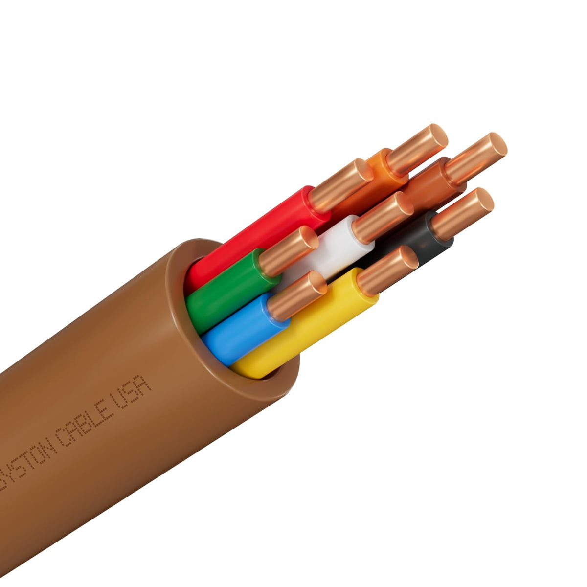 Syston thermostat cable 50ft ready for reliable low-voltage wiring in HVAC and doorbell projects.