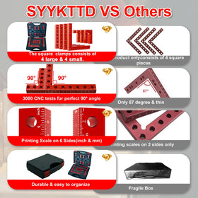 syykttd aluminum alloy clamps support durable framing of cabinets and drawers