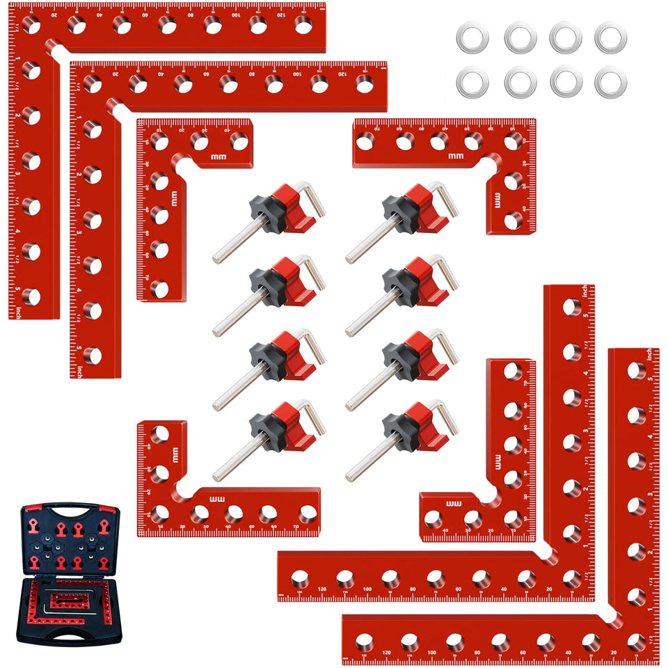 syykttd corner clamps with box ensure precise alignment during woodworking projects