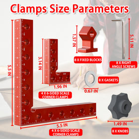 syykttd right-angle clamps ideal for aligning frames and boxes with confidence