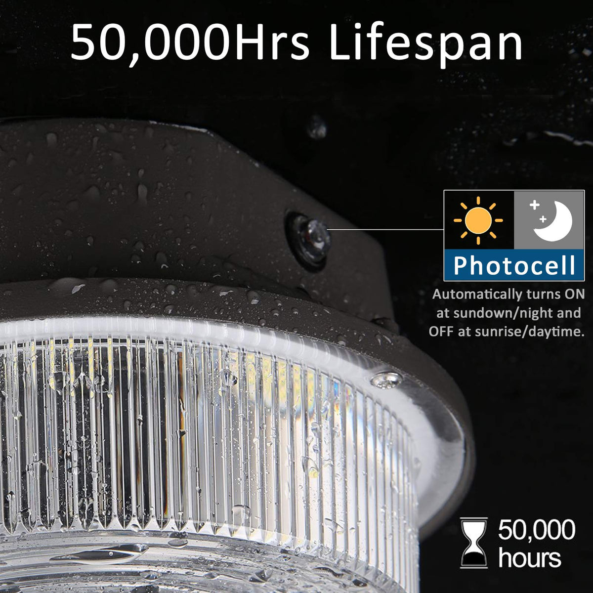SZGMJIA 5000K daylight LED provides clear outdoor visibility for work and safety