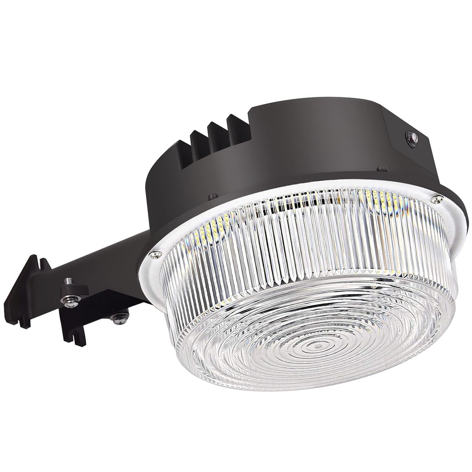 SZGMJIA LED barn light with dusk-to-dawn sensor provides hands-free yard illumination