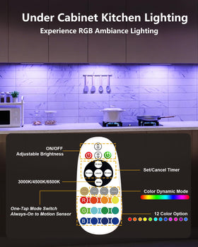 SZOKLED rechargeable 1100mAh under-cabinet light charges via USB-C for long use.