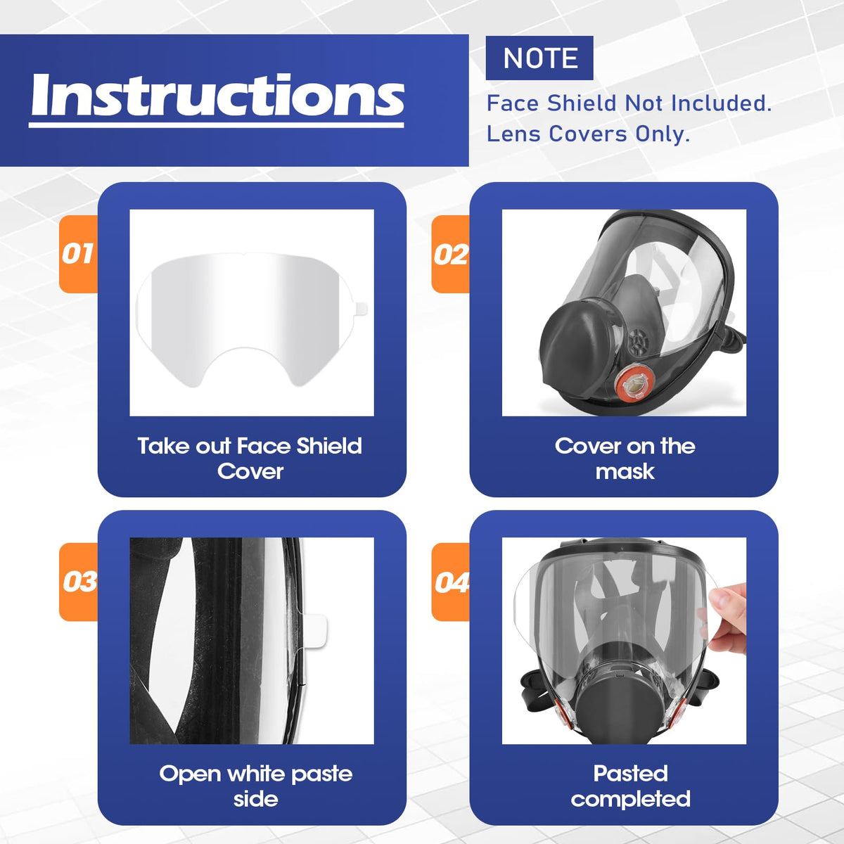 SZONEE lens cover for 6900 series protects lenses from scratches in painting tasks.