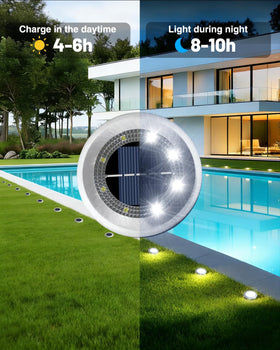 SZPOWER flat low-profile design minimizes tripping and mower interference.