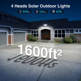 SZPOWER IP65 waterproof solar flood light withstands rain and snow