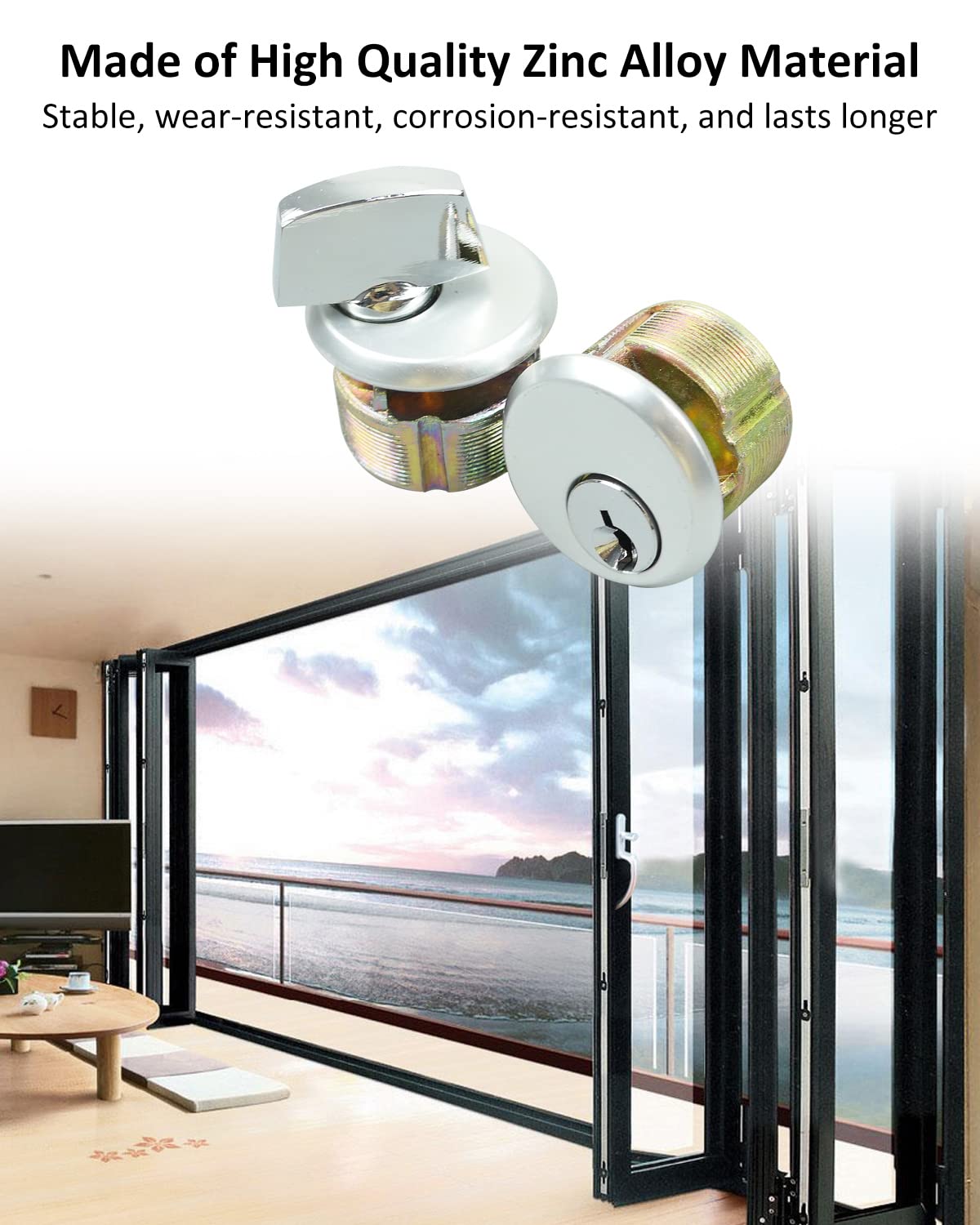 SZRKRLA cylinder collars ensure secure alignment on compatible locks.
