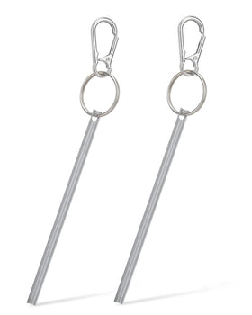 SZRKRLA half moon elevator key fits Westinghouse doors, durable and rust-resistant.