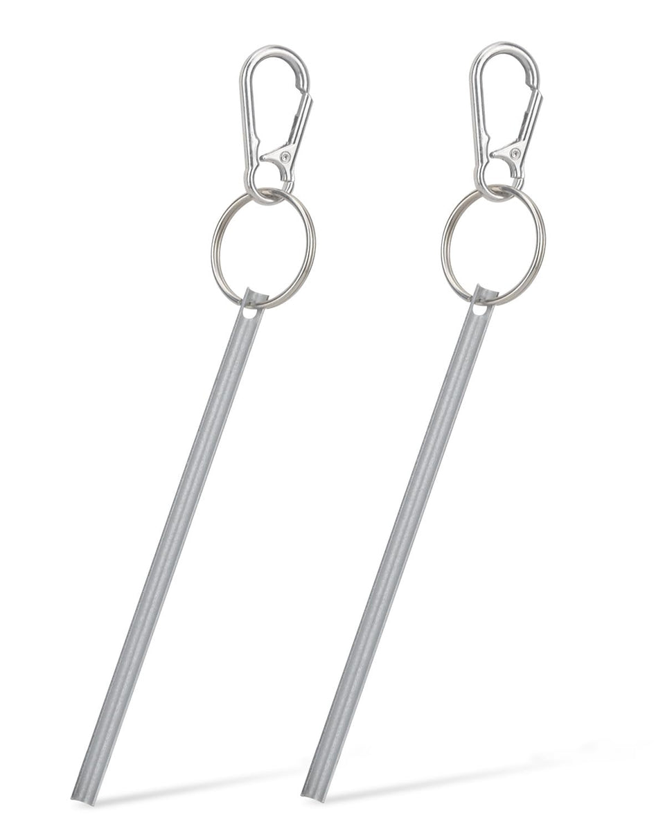 SZRKRLA half moon elevator key fits Westinghouse doors, durable and rust-resistant.