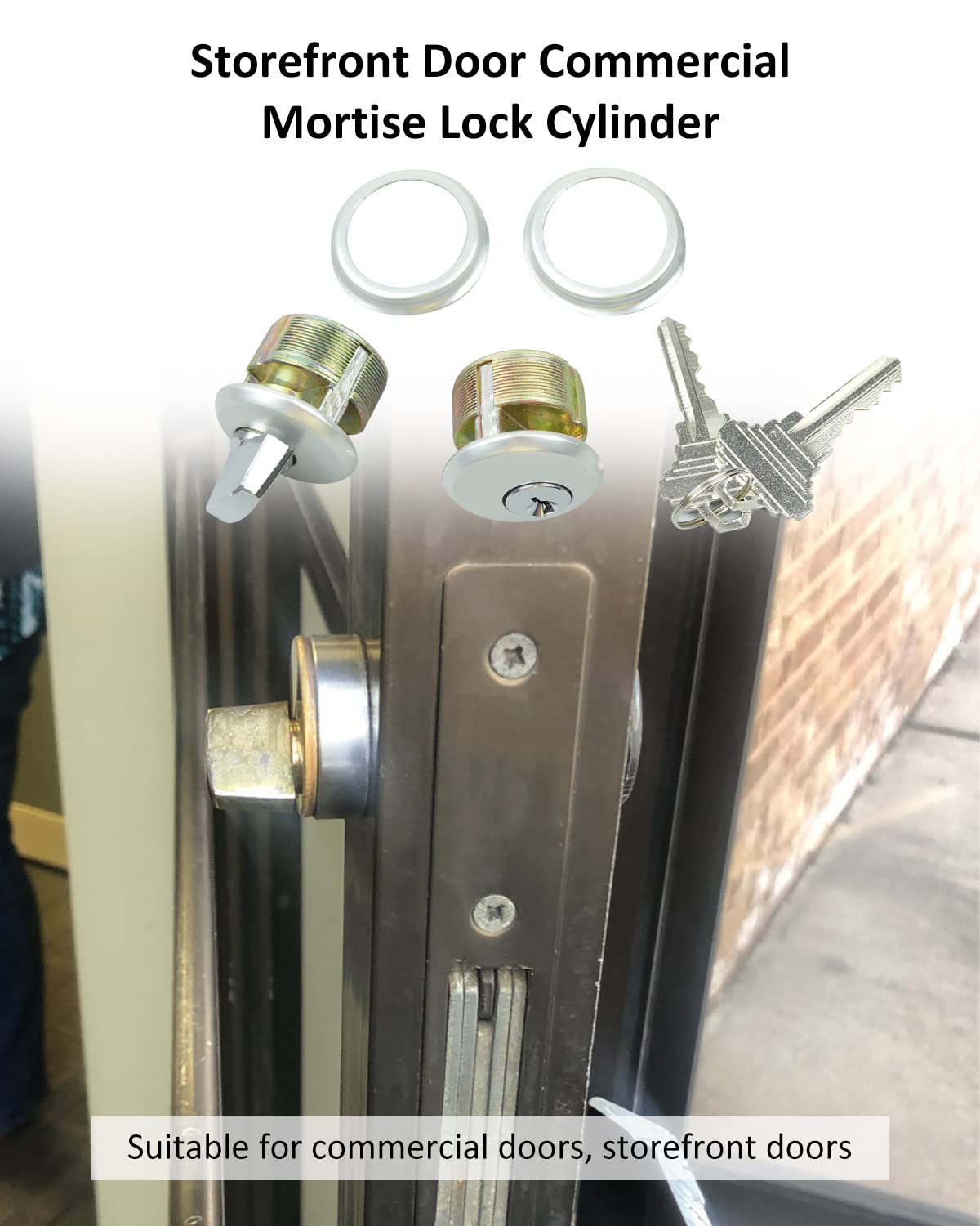 SZRKRLA thumbturn replacement enabling smooth door operation.