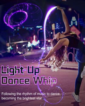 SZYICONG LED whip shows seven rainbow colors for vivid stage visuals.