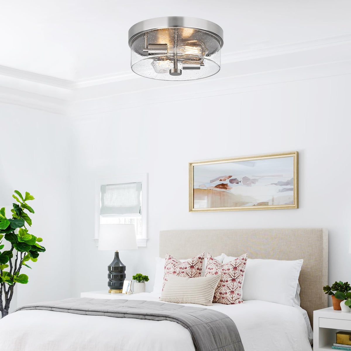 Szzgco e26 bulb compatible flush mount light for versatile lighting options