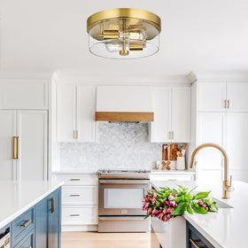 Szzgco gold ceiling light base highlighting rust and dust resistance