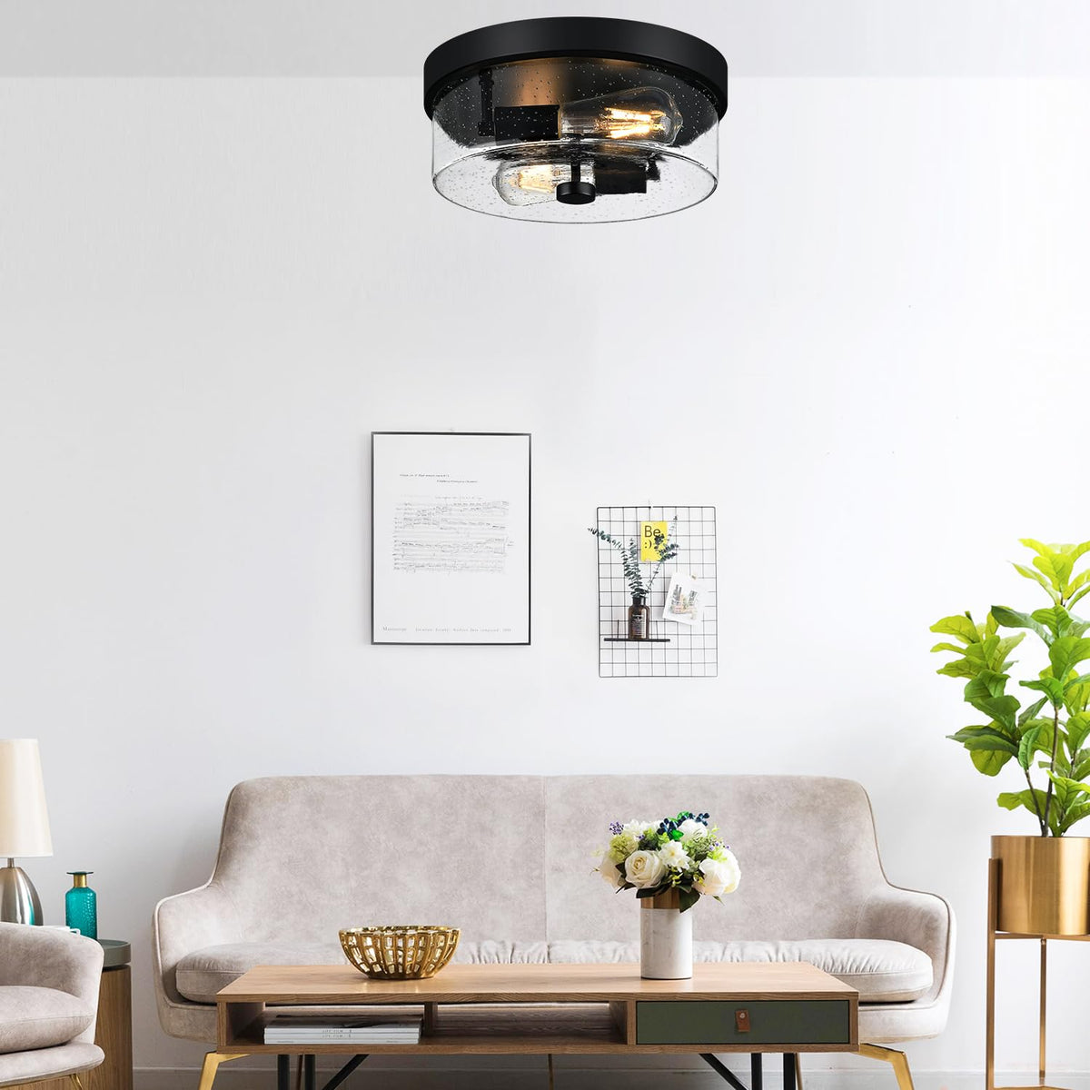 Perfect for hallway, entryway, kitchen, and dining room lighting.