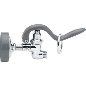 T&S Brass B-0107 pre-rinse spray valve enables efficient kitchen cleaning.