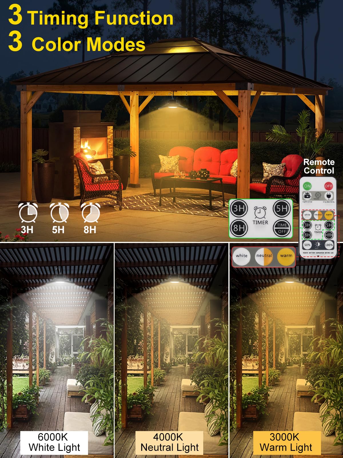 T-SUN dusk-to-dawn mode guiding safe night illumination