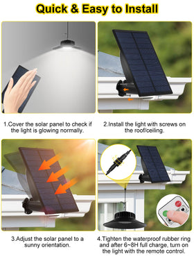 T-SUN remote control pendant lights for quick brightness and mode adjustments