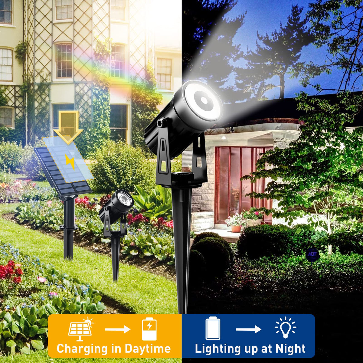 T-SUNUS IP65 weatherproof design withstands rain, snow, and dust.