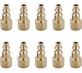 T TANYA HARDWARE air fittings 1-4 inch brass female coupler for secure connections.