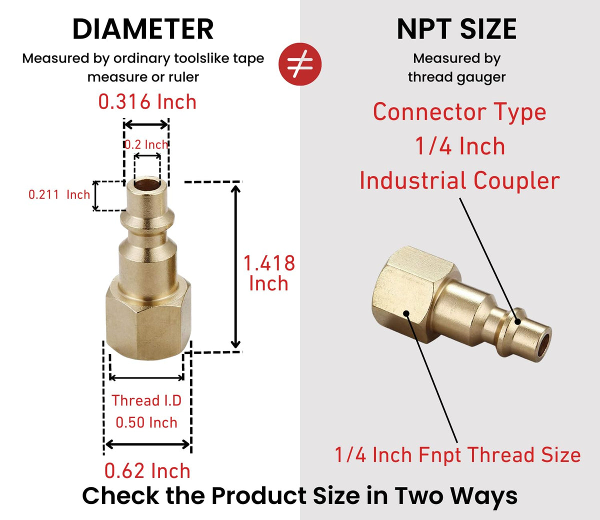 T TANYA HARDWARE quick-connect Type D fittings enable fast tool setup.