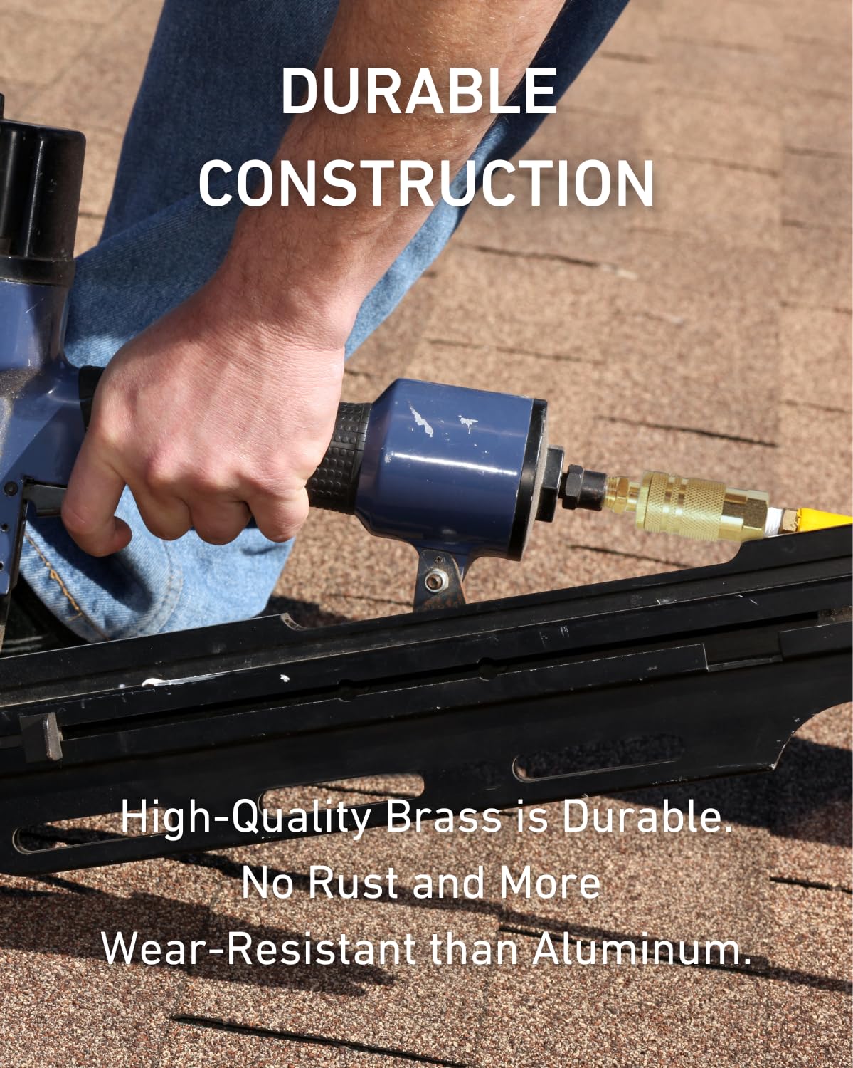 T TANYA HARDWARE two-pack brass quick connectors for industrial setups.