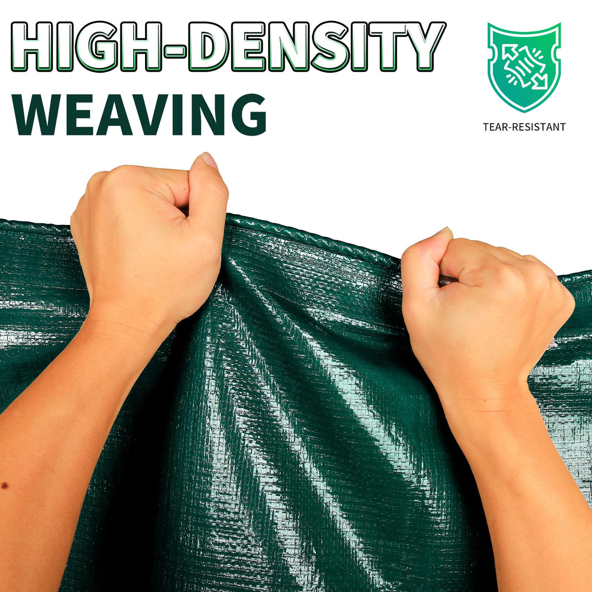 TA*RP YXCN UV-resistant tarp helps protect items during sunny days outdoors.