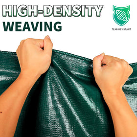 TA*RP YXCN UV-resistant tarp helps protect items during sunny days outdoors.