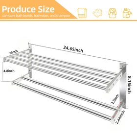 Taaji included screws ensure secure mounting on any bathroom wall.