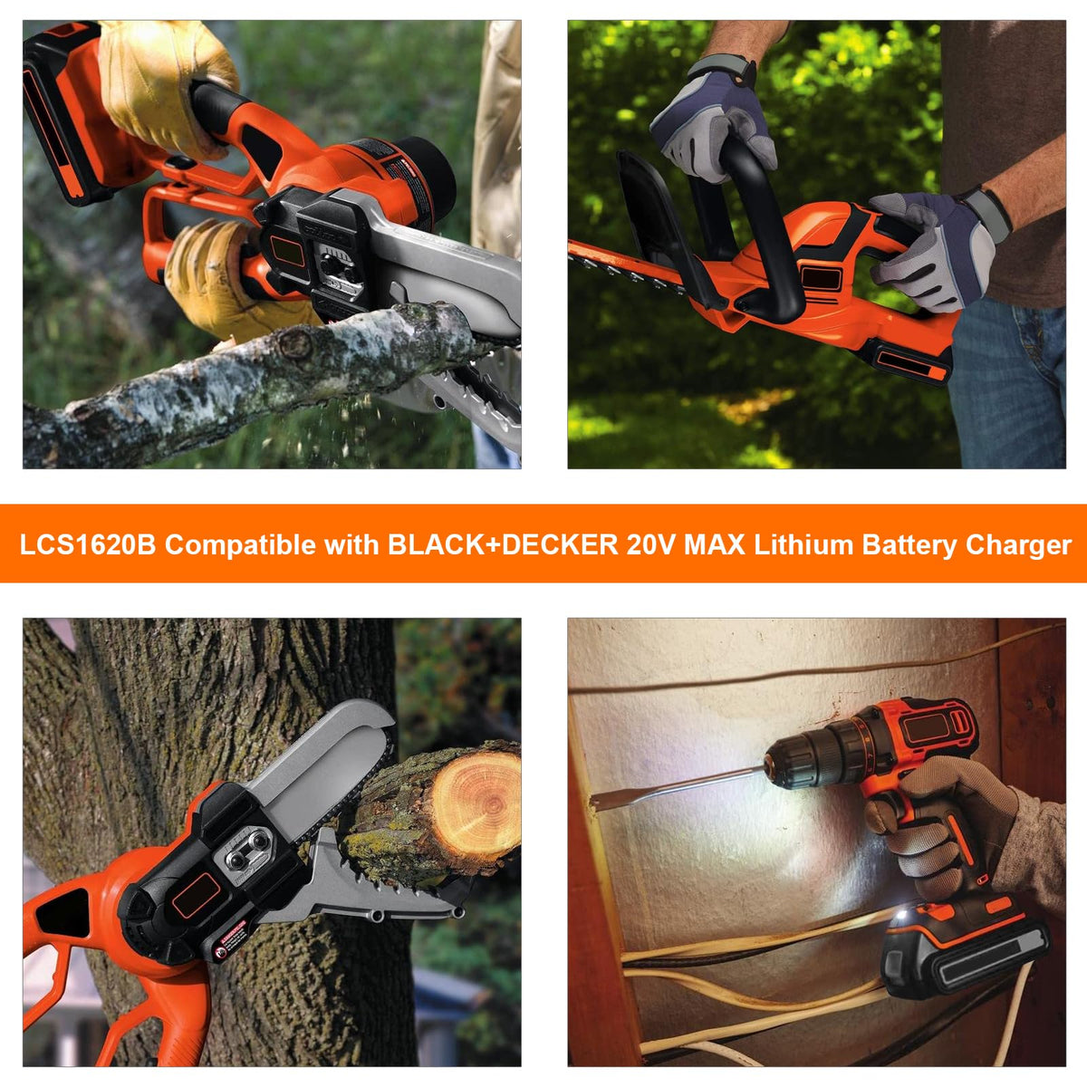 Tacerny LCS1620B packaging includes a single charger unit