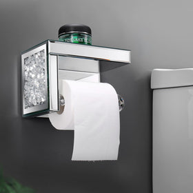 TACIDON bathroom shelf provides extra space for essentials.