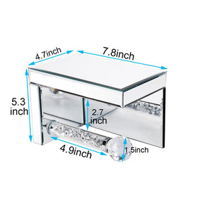 TACIDON silver modern toilet paper holder blends function with sleek style.