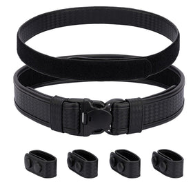TACNEX outer view of basket weave duty belt, durable for daily duty